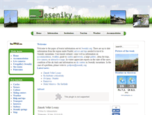 Tablet Screenshot of jeseniky.org